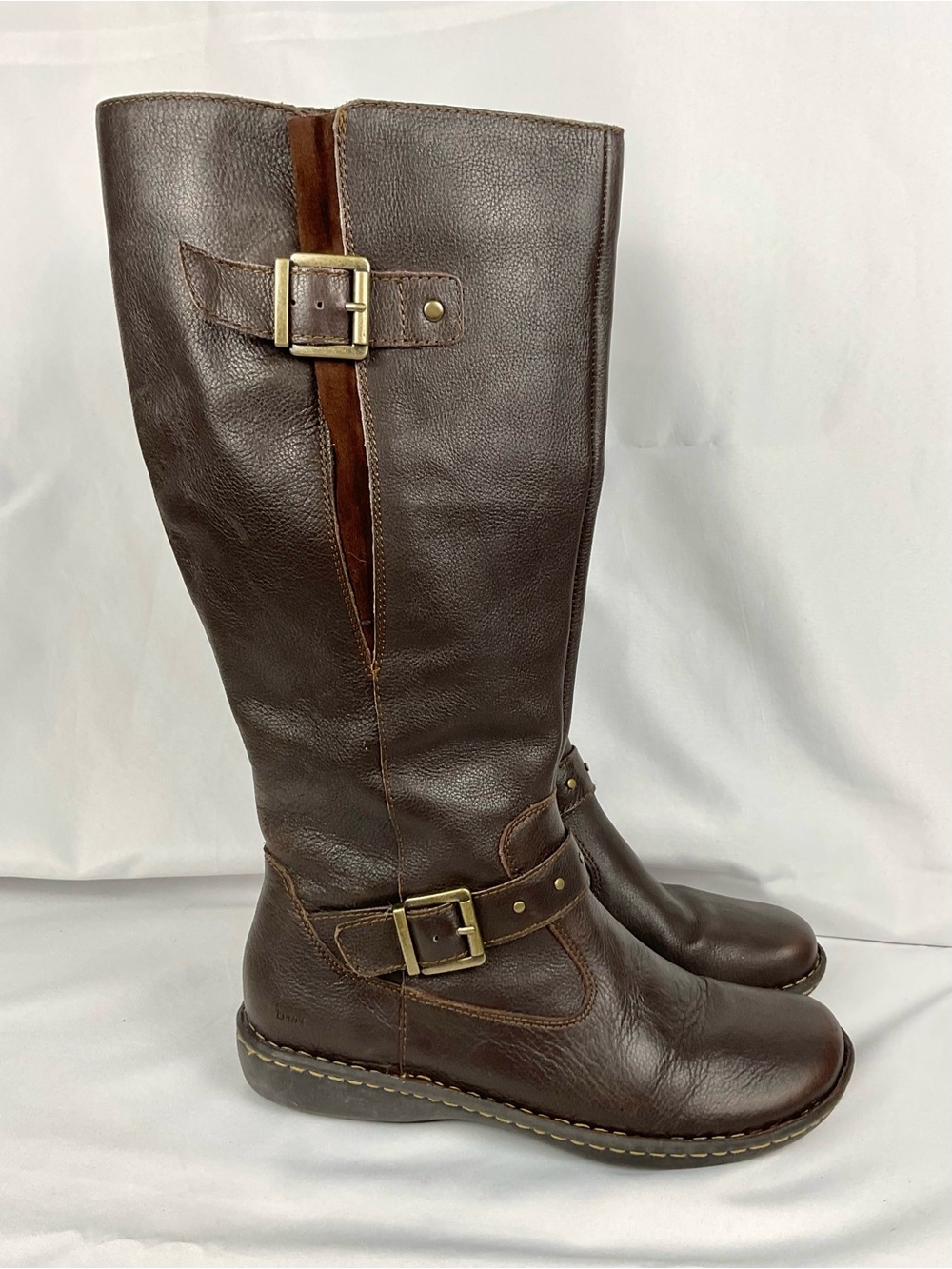 b.o.c. Austin Brown Riding Boot Brown Buckle